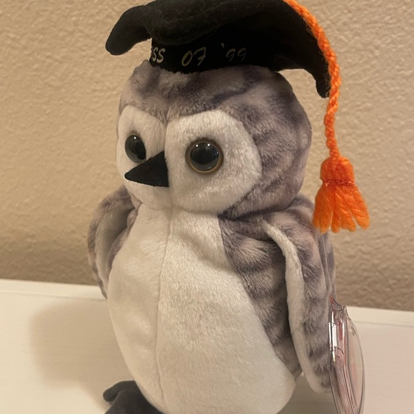 Ty Beanie Babies - Wiser the Owl - Picture 1 of 6